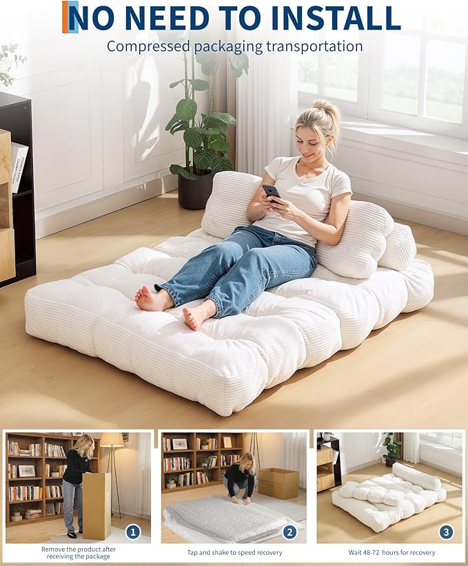 Folding Sofa Bed, Convertible Folding Out Sofa Bed
