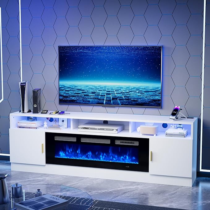 oneinmil 78" Fireplace TV Stand