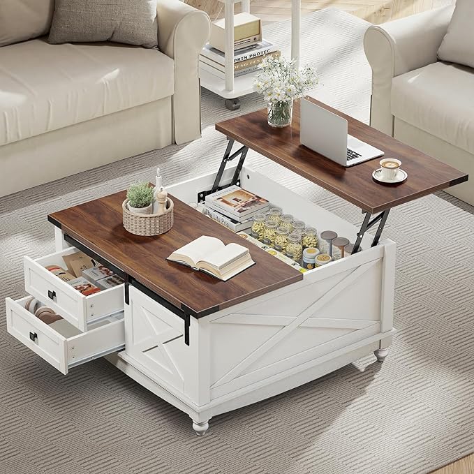 ALLSTAND 31.5" Lift Top Coffee Table