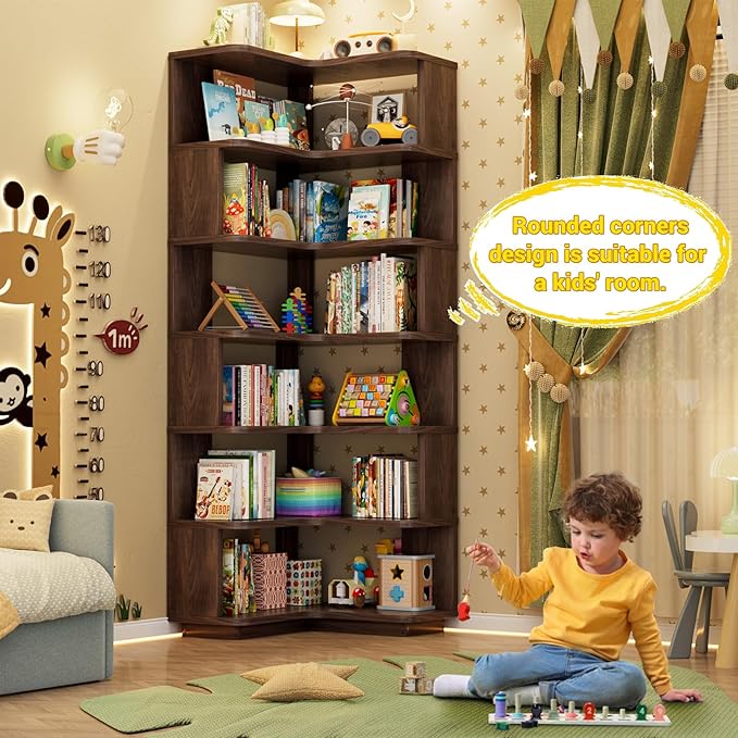 Armocity Corner Book Shelf