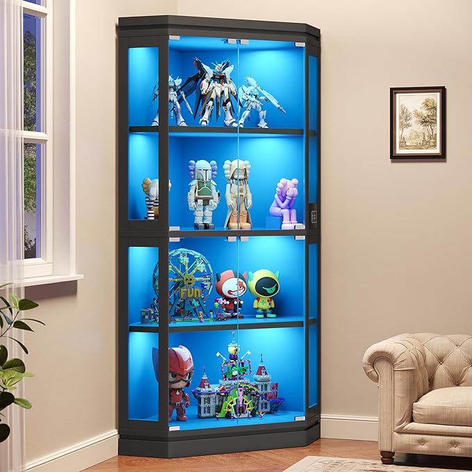 Jocoevol Corner Display Cabinet