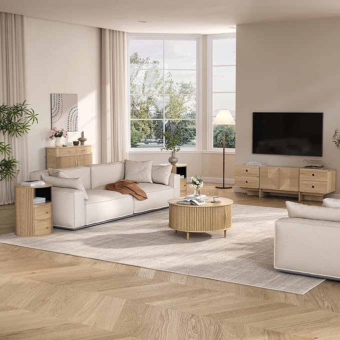 JOINICE, Round Coffee Table