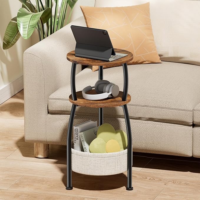 Round Side Table for Small Spaces