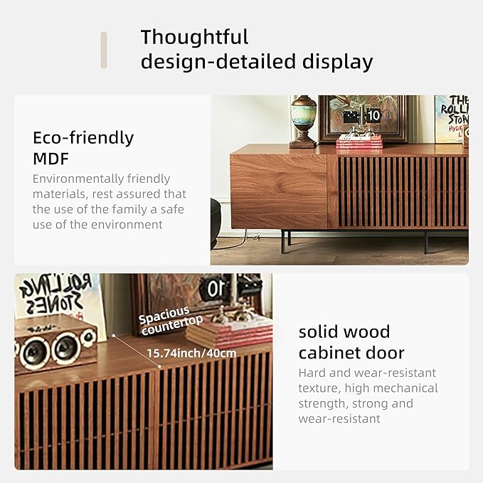 94.48" Mid Century Modern TV Stand