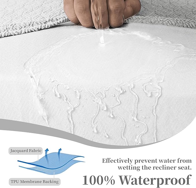 100% Waterproof Sectional Recliner Couch Covers