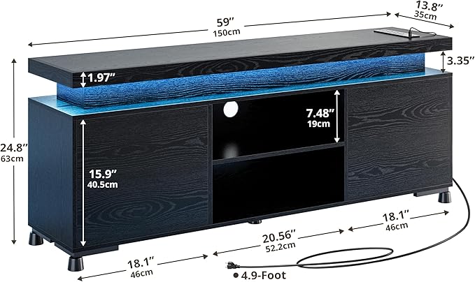 IRONCK TV Stands for TVs 65+ Inch