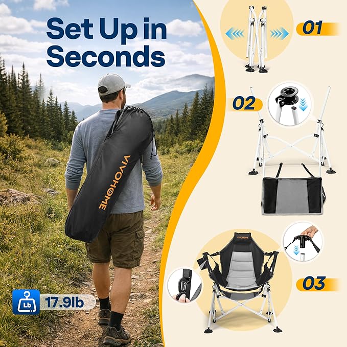 VIVOHOME Hammock Camping Chair