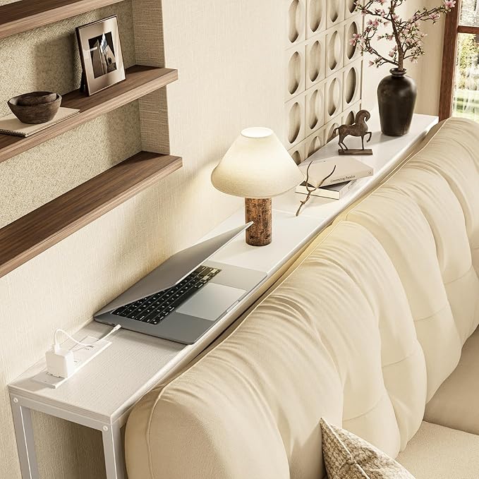 SUPERJARE 70 Inch Console Table