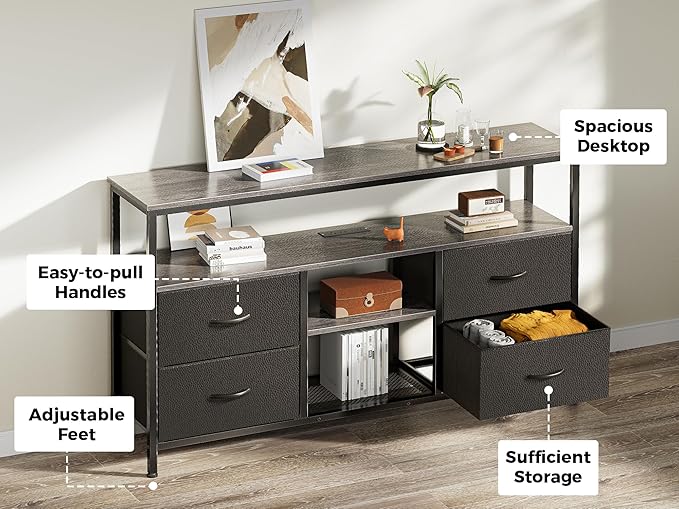 Huuger 47 Inch TV Stand Dresser
