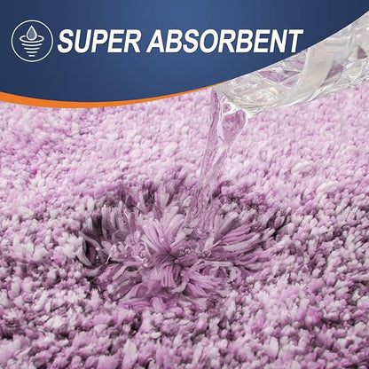 OLANLY Bathroom Runner Rugs Mat 59x24, Extra Soft Absorbent Microfiber Bath Rugs, Rubber Backing, Quick Dry, Long Bath Mats for Bathroom, Tub and Shower, Home Decor Accessories, Pinkish-Purple
