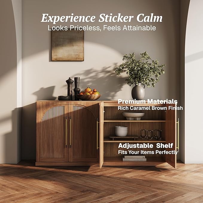 BELLEZE Set of 2 Modular Sideboard