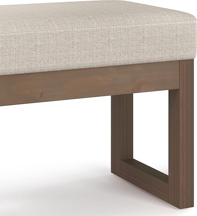 SIMPLIHOME Milltown Small Ottoman Bench