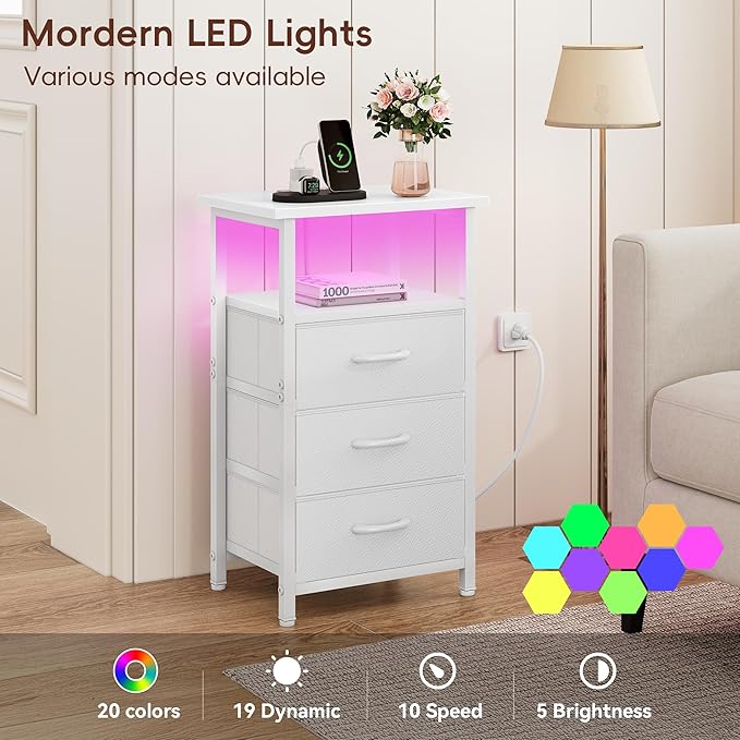 Vagusicc Night stand Set 2