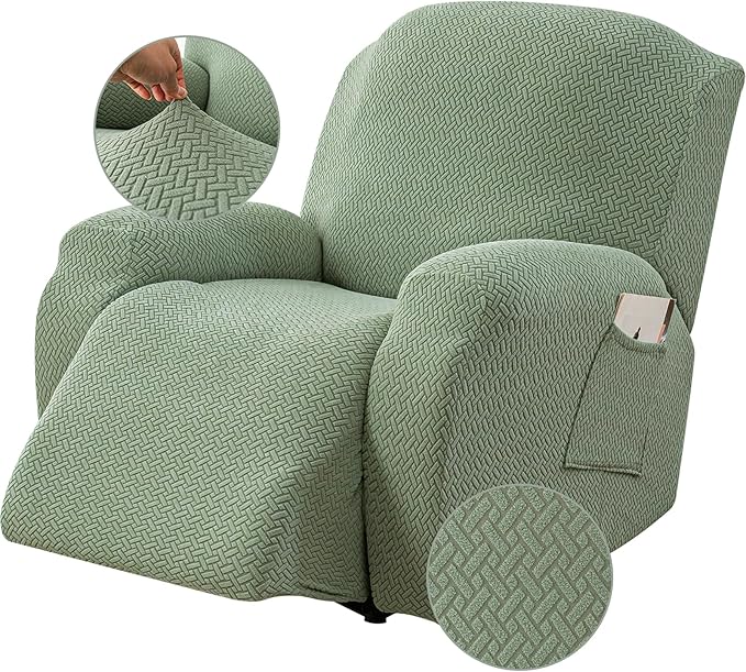 Genina Recliner Chair Cover, Stretch Reclining Chair Covers, Recliner Sofa
