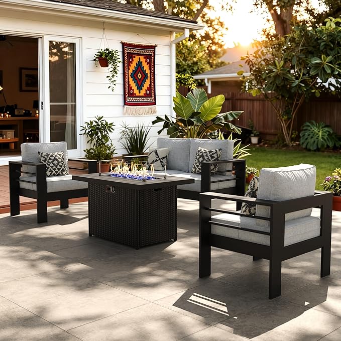 LayinSun Aluminum Furniture Set