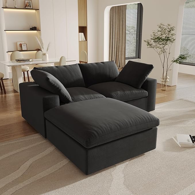Cloud Modular Sectional Sofa Couch, 80.3" L Shaped Convertible Couches