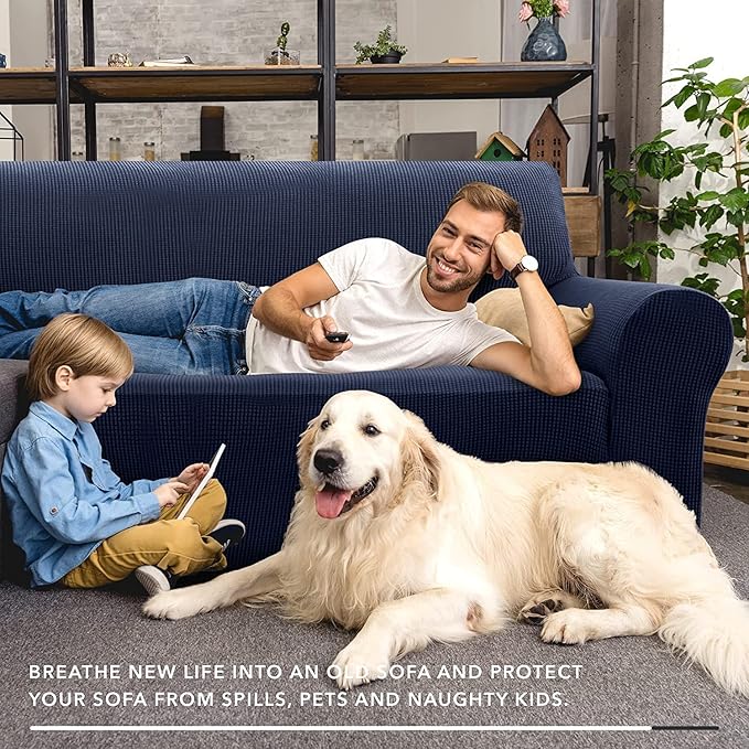 ZNSAYOTX Super Stretch Couch Cover Universal Sofa Covers