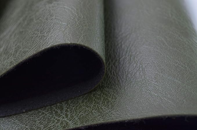 Wento Thick Faux Leather Fabric Soft Skin Grain PU Leather