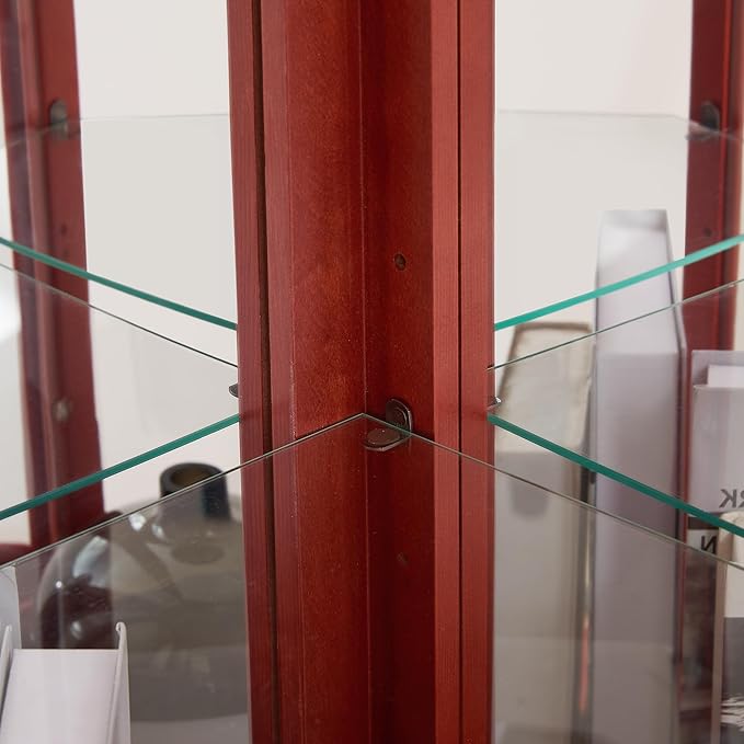 Glass Corner Display Cabinet