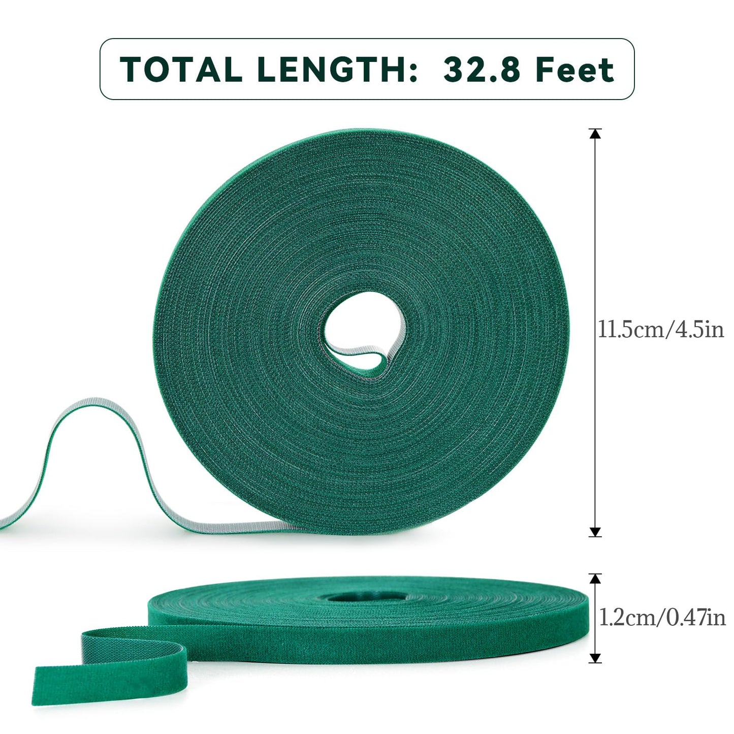 AUGHOA Plant Tape, 6 Roll 196 Ft Garden Tape, Reusable Garden Plant Ties, Adjustable Twist Ties for Tying Plants, Flowers, saplings and Vines (196 ft x 1/2 in)