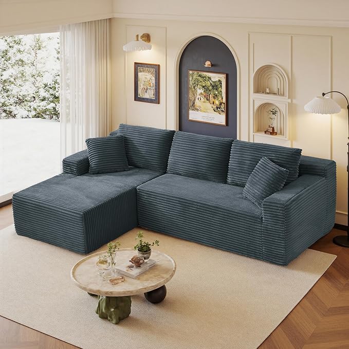 96" Sectional Couches for Living Room Cloud Couch Sofa