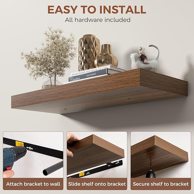 Dreamland 40 Inch Floating Shelves
