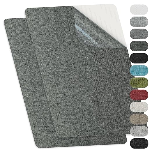 Self-Adhesive Fabric Repair Patches, Large Size 8X11 inch Linen Furniture