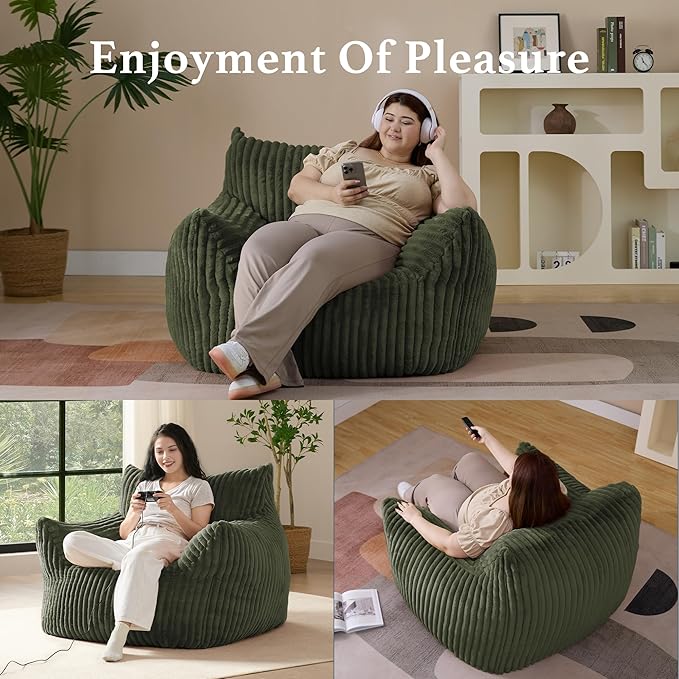 Gericco Giant Plush Bean Bag Chair