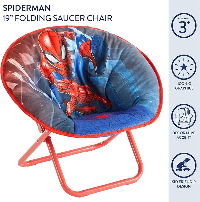 Marvel Spiderman Toddler Saucer Chair