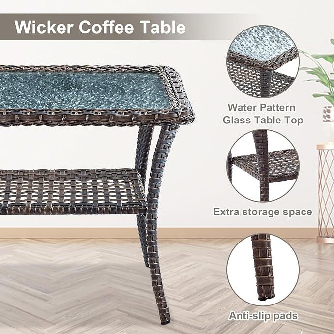 Belord Wicker Outdoor Furniture Set