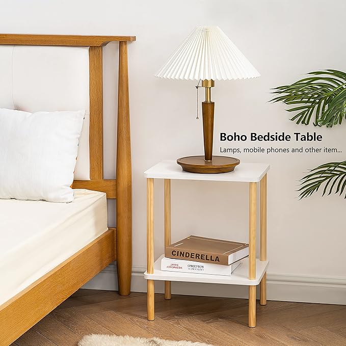 Apicizon 2 Tier End Table, Small Side Table