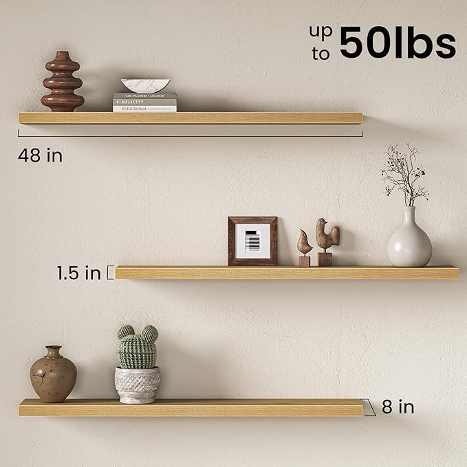 Fun Memories 48Inch Floating Shelves