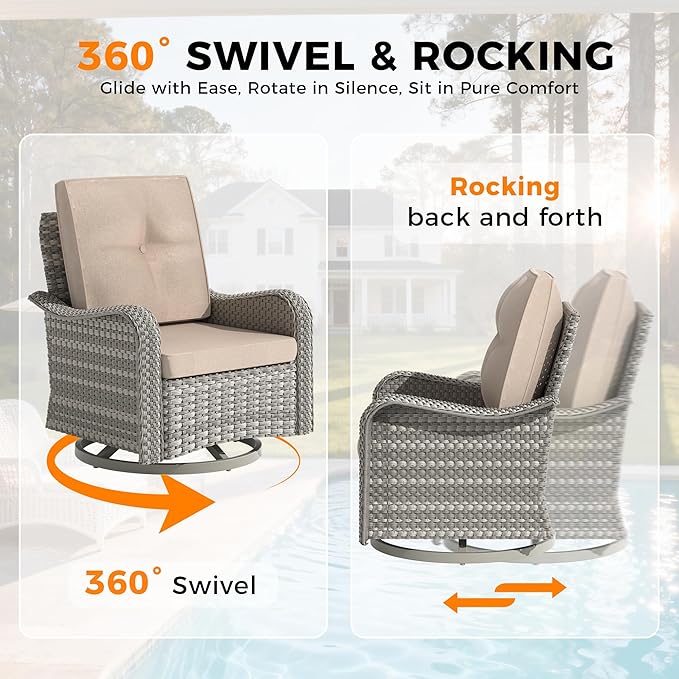 8-Seat Modern Patio Furniture Set