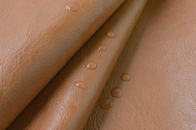 Wento Thick 3 Yard Faux Leather Fabric Soft Skin Grain PU Leather