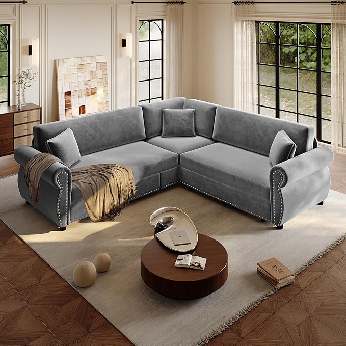 88.2" Sectional Sleeper Sofa
