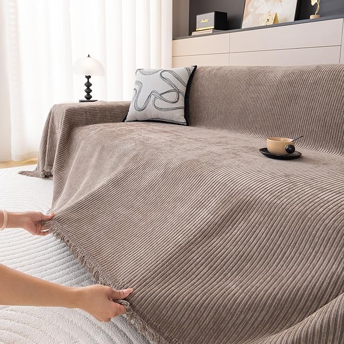 DREAMINGO Modern Minimalist Sofa Covers Washable Pet Furniture Protector Couch