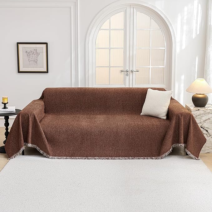 MYSKY HOME Sofa Covers for 2 Cushion Dogs
