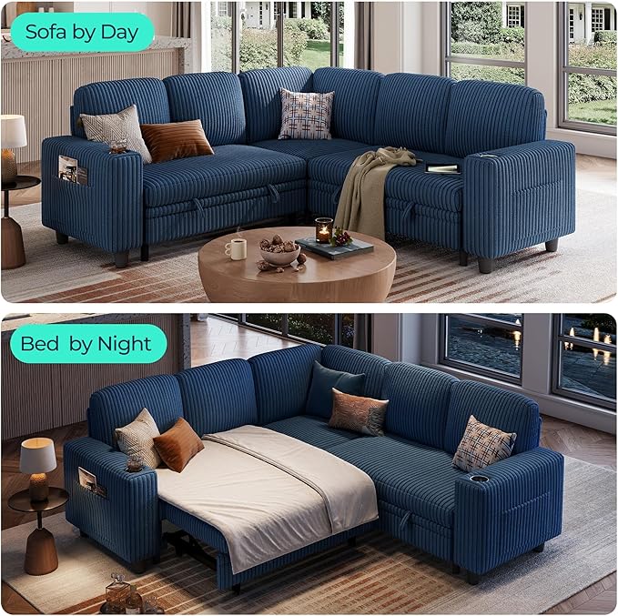 LINSY HOME Sleeper Sofa Bed