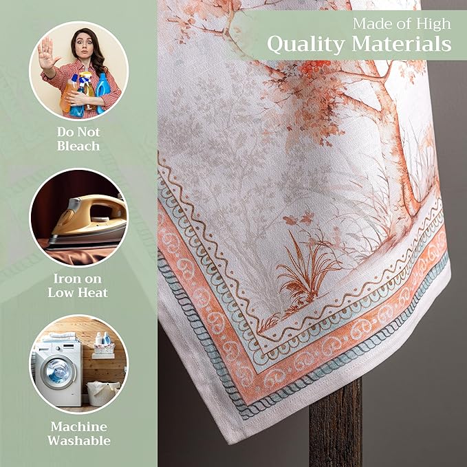 Maison d' Hermine Kitchen Towels Set of 3 100% Cotton 20" x 27.5" Reusable