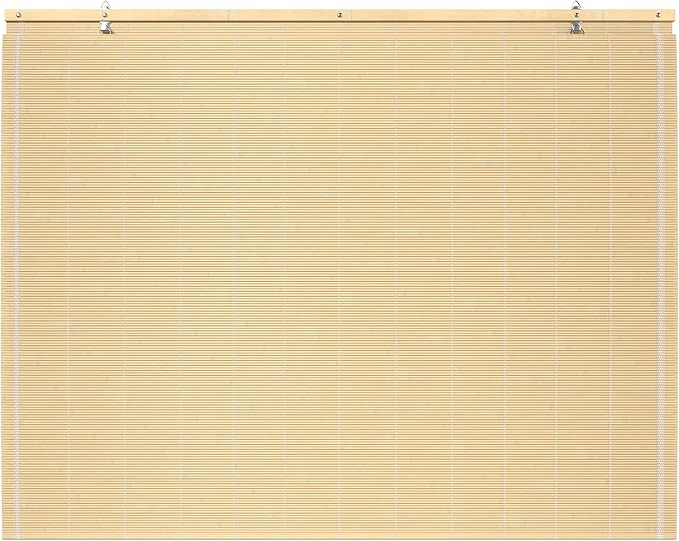 Red Lantern Matchstick Cordless Window Shade