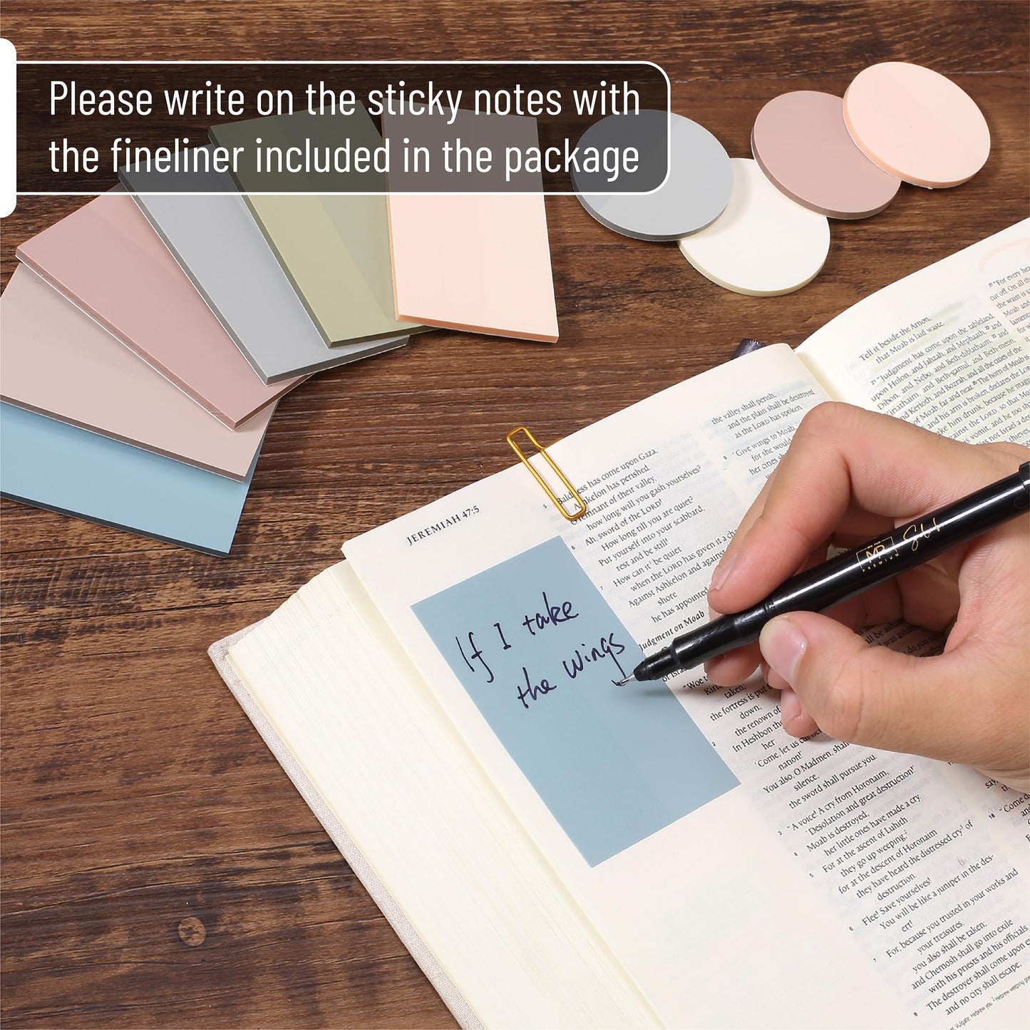 Mr. Pen- Bible Journaling Set (Selah Collection), Complete Faith Journaling Kit with Highlighters, Pens, Sticky Notes, Tabs, Washi Tape & Pouch for Bible Study, Prayer, Devotion & Gifting