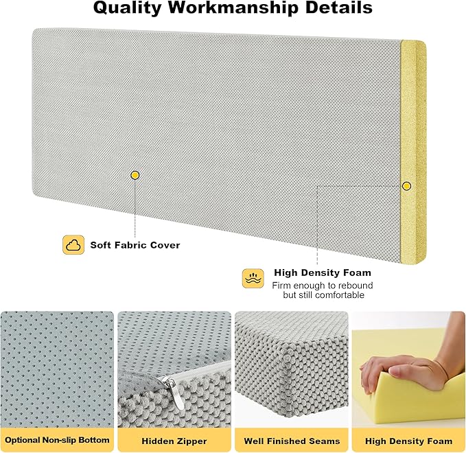 Custom Window Bench Seat Cushion Corduroy Soft Comfortable Customized Bay