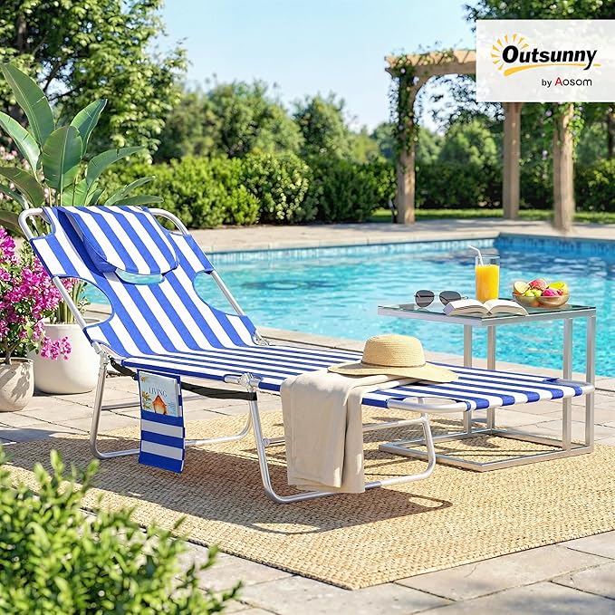Outsunny Chaise Lounge Chair Outdoor
