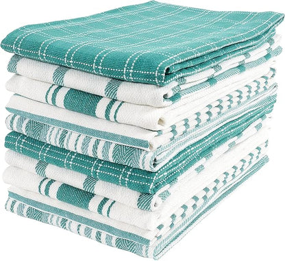 KAF Home Assorted Flat Kitchen Towels | 100% Cotton