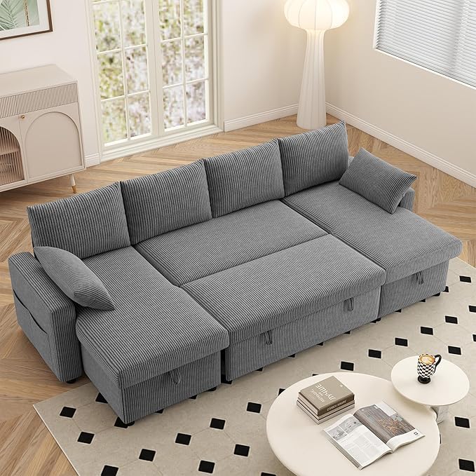 Sofa Bed, Apartment and Sunroom, Dark Gray