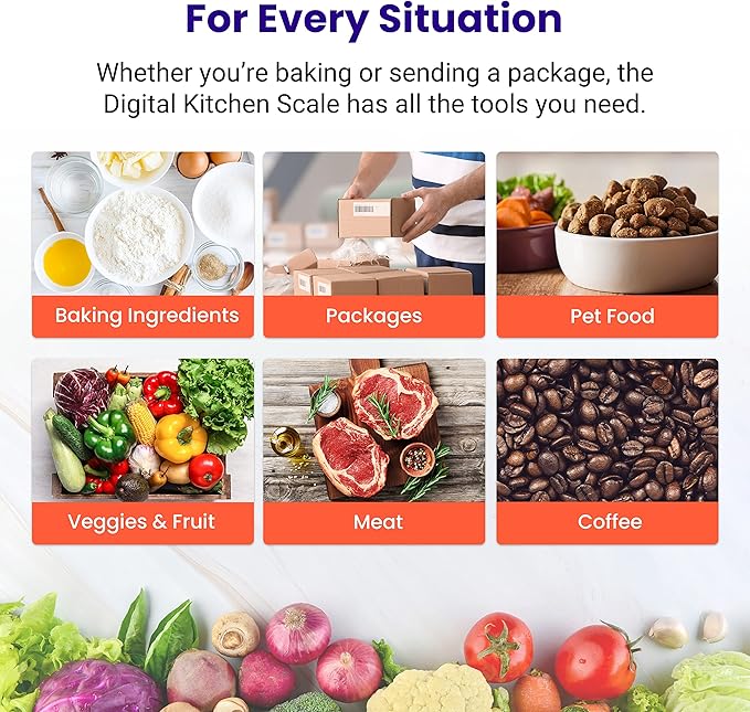 Etekcity 0.1g Food Kitchen Scale, Bowl, Digital Grams and Ounces for Weight Loss, Dieting, Baking, Cooking, and Meal Prep, 11lb/5kg, Stainless Steel Silver