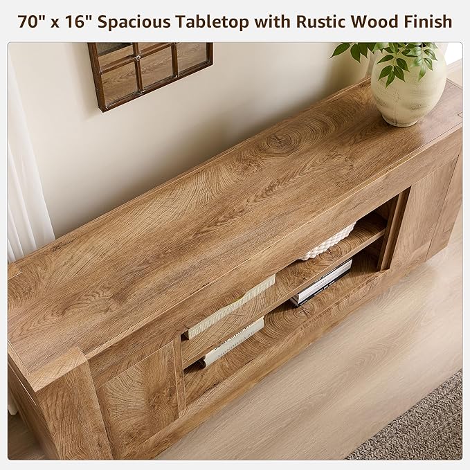 OKD Modern 70" TV Stand, Entertainment Center