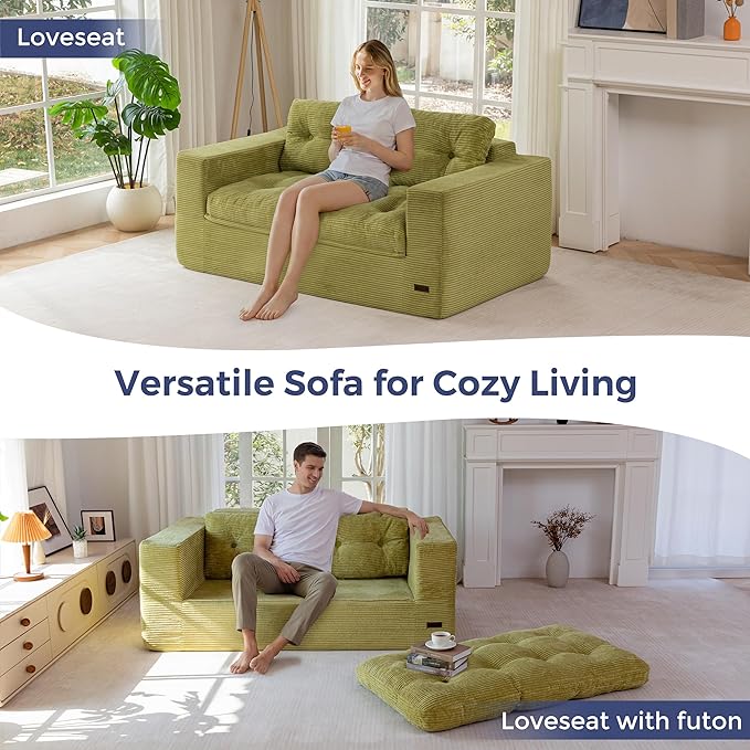 MAXYOYO 63" Loveseat Sofa Couch