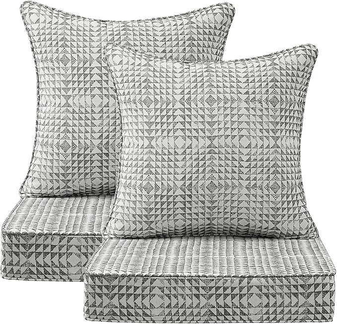 Sunbrella Outdoor Deep Seat & Back Cushion Set, 24 x 24 Inch Water Repellent