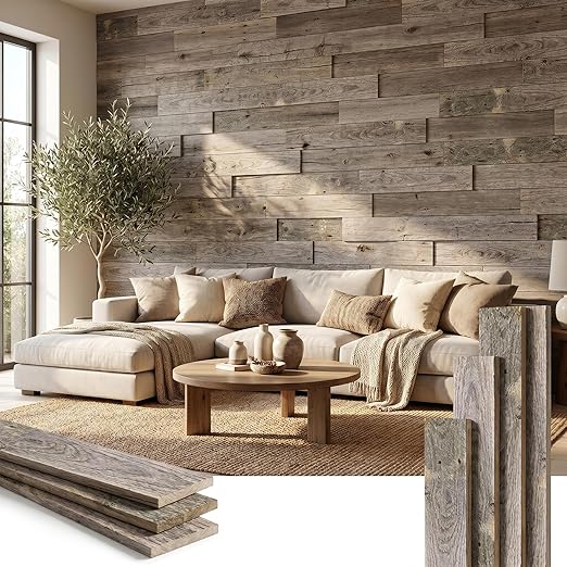 BARNWOODUSA Real Reclaimed Wood Planks